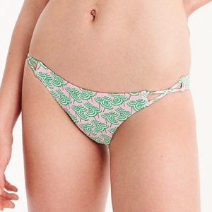 NWT J. CREW | Playa Monterey Strappy Umbrella Print Bikini Bottom sz Medium
